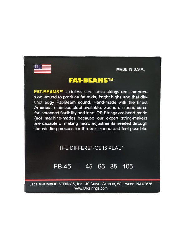 Dr Fat-beams Stainless Steel 45-105 - Cordes Basse Électrique - Variation 2