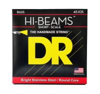 HI-BEAMS Stainless Steel 45-105 Short Scale - jeu de 4 cordes