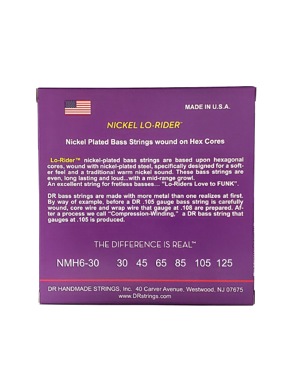 Dr Lo-rider Nickel Plated Steel 30-125 - Cordes Basse Électrique - Variation 2