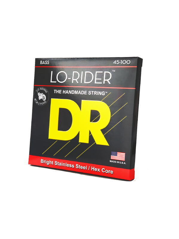 Dr Jeu De 4 Cordes Lo-rider Stainless Steel 45-100 - Cordes Basse Électrique - Variation 1