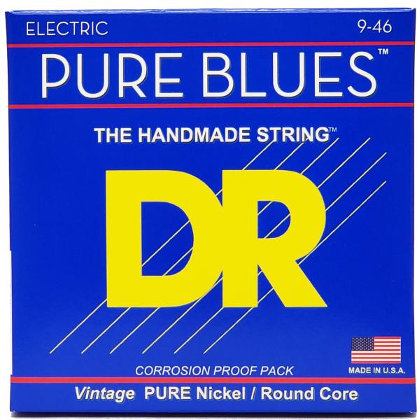 Cordes guitare électrique Dr PHR-9/46 Pure Blues 09-46 - Jeu de 6 cordes
