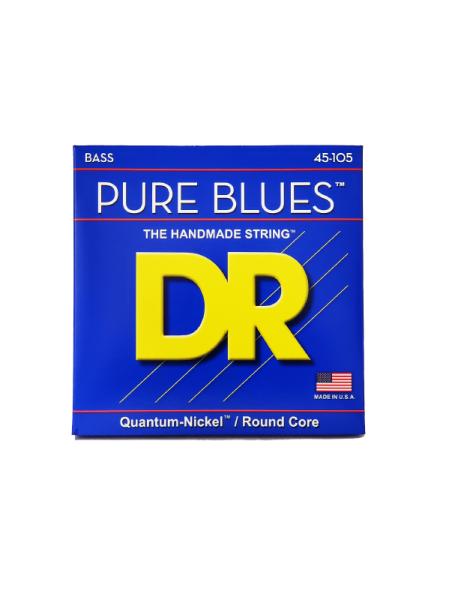 Dr Pure Blues Quantum Nickel 45-105 - set of 4 strings