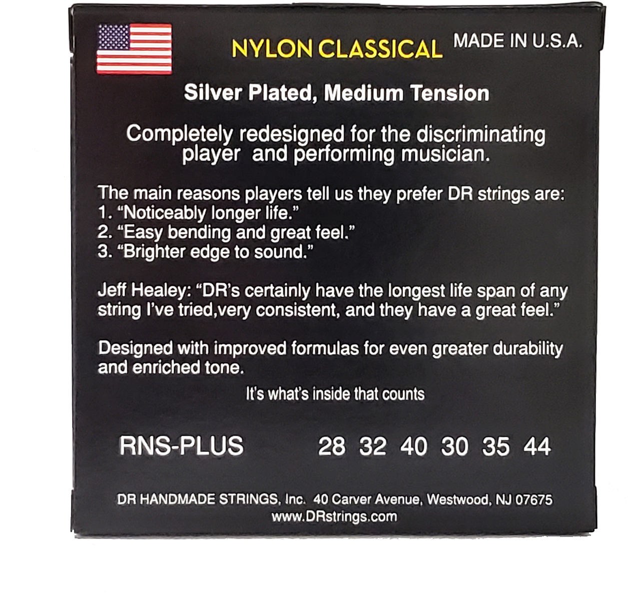 Dr Rns-plus Classical Medium (28/44) - Cordes Guitare Classique Nylon - Variation 1