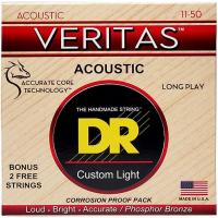 VTA-11 VERITAS Coated Core Custom Light 11-50 - jeu de 6 cordes