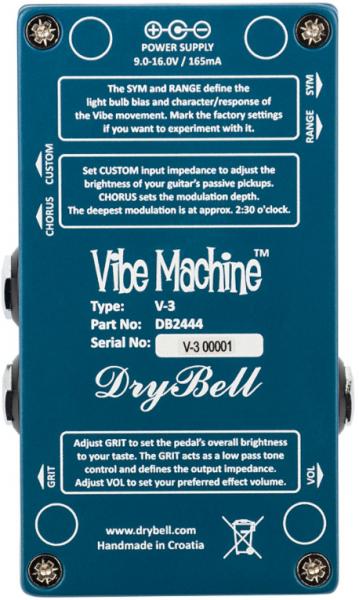 Pédale chorus / flanger / phaser / tremolo Drybell Vibe Machine V-3