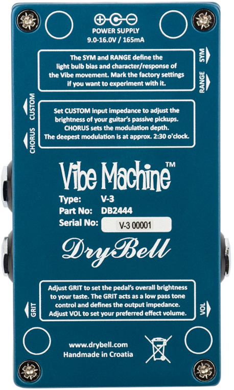 Drybell Vibe Machine V3 - PÉdale Chorus / Flanger / Phaser / Tremolo - Variation 2