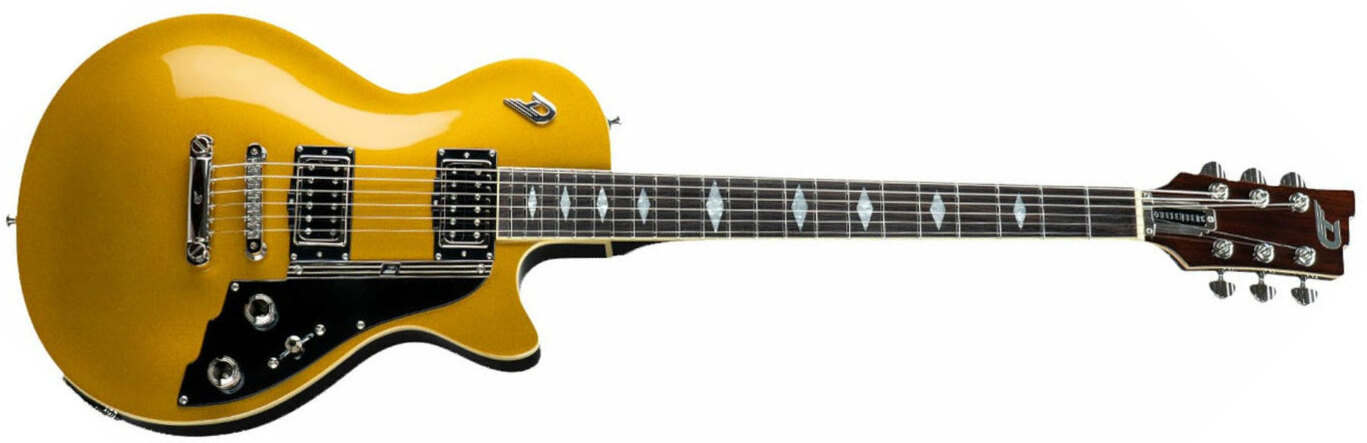 Duesenberg 59er 2h Ht Rw - Gold Top - Guitare Électrique Single Cut - Main picture