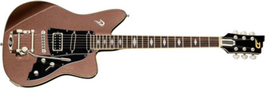 Duesenberg Paloma Hss Trem Rw - Catalina Sunset Rose - Guitare Électrique Single Cut - Main picture