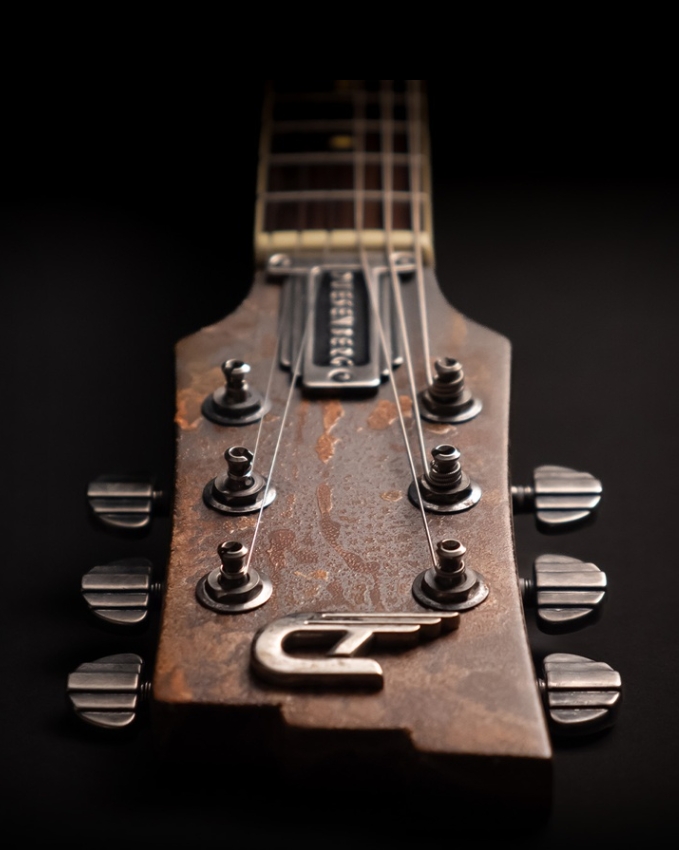 Duesenberg Custom Shop Starplayer Tv Hs Trem Rw - Rusty Relic - Guitare Électrique 1/2 Caisse - Variation 4