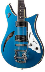 Guitare électrique 1/2 caisse Duesenberg Double Cat - Catalina blue