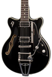 Guitare électrique 1/2 caisse Duesenberg Fullerton TV - Black