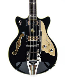 Guitare électrique 1/2 caisse Duesenberg Joe Walsh Alliance - Black