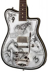 Guitare électrique signature Duesenberg Johnny Depp Alliance - Aluminium plate