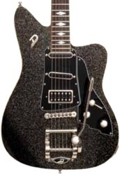 Guitare électrique single cut Duesenberg Paloma - Black sparkle