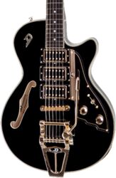 Guitare électrique 1/2 caisse Duesenberg Starplayer Custom - Black