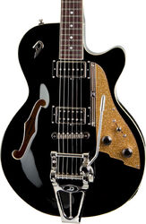 Guitare électrique 1/2 caisse Duesenberg Starplayer TV - Black