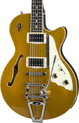 Guitare électrique 1/2 caisse Duesenberg Starplayer TV - Gold top