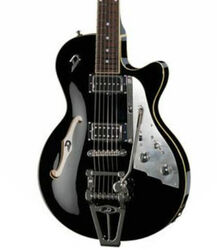 Guitare électrique 1/2 caisse Duesenberg Starplayer TV+ Piezo - Black