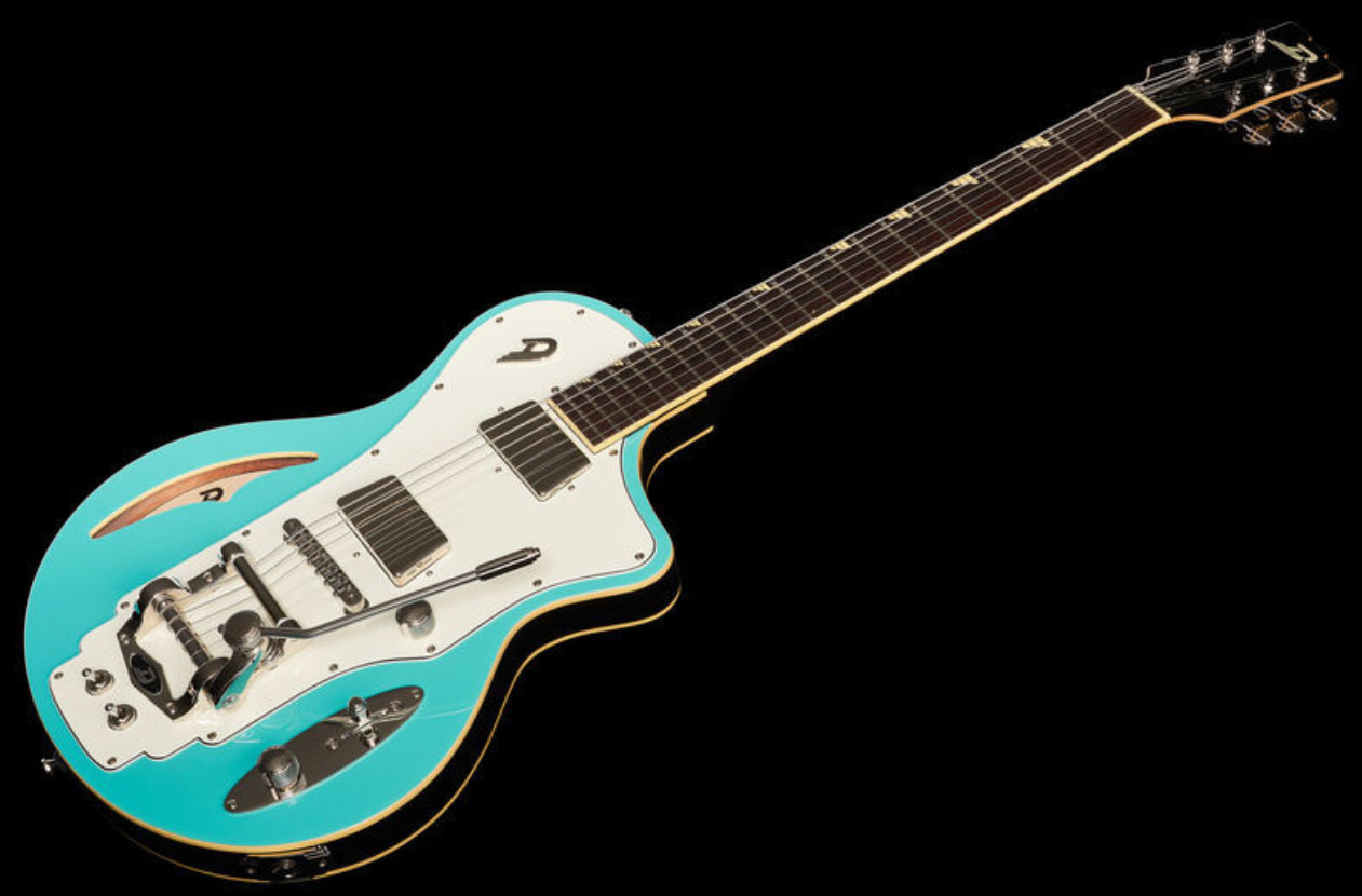 Duesenberg Julia Hs Trem Rw - Narvik Blue - Guitare Électrique Single Cut - Variation 1