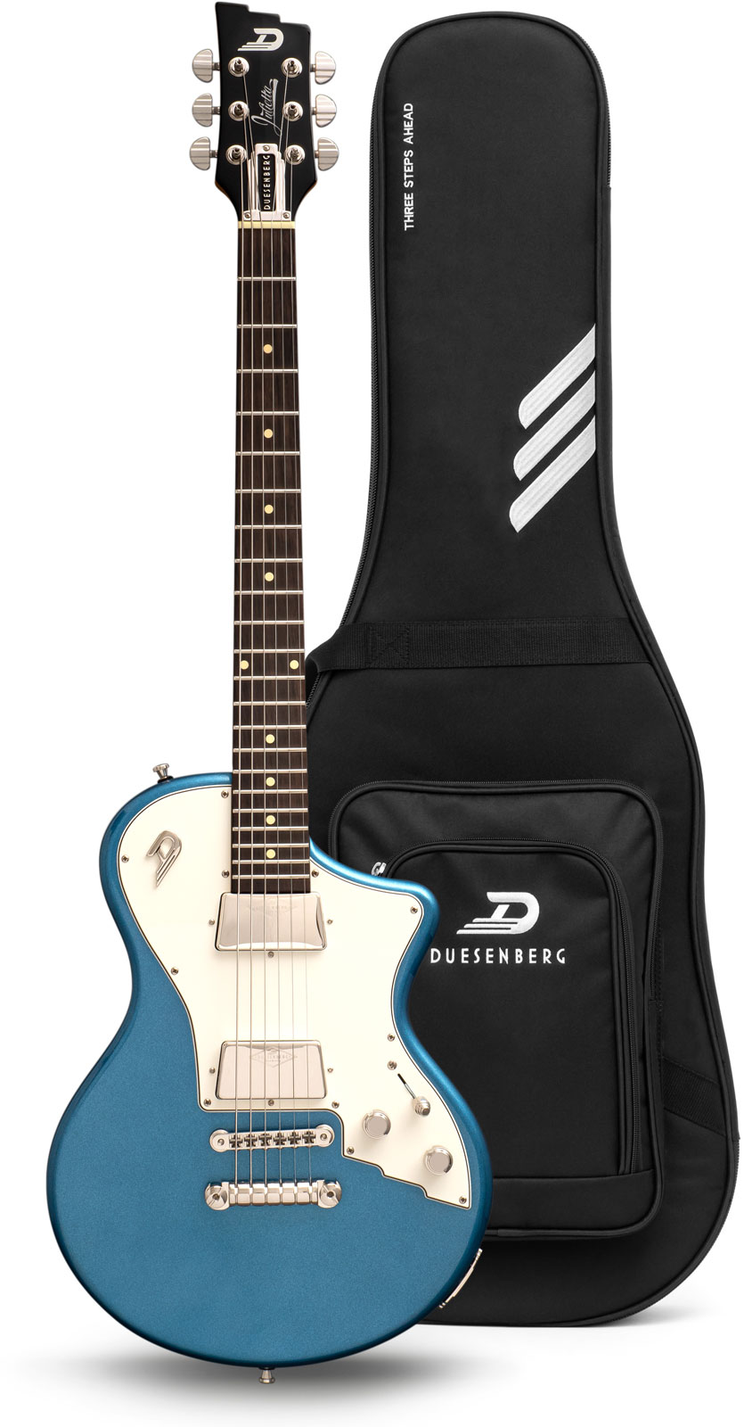 Duesenberg Julietta 2h Ht Rw - Catalina Blue - Guitare Électrique Single Cut - Variation 3