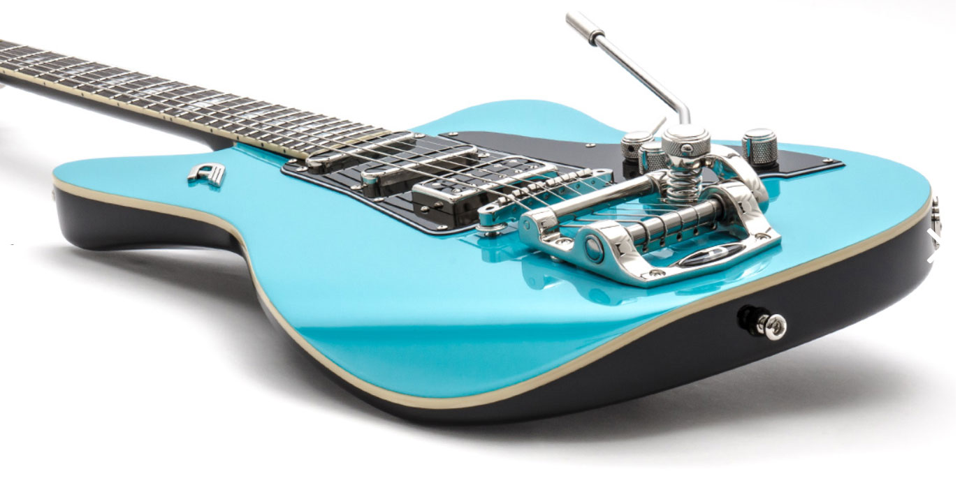 Duesenberg Paloma Hss Trem Rw - Narvik Blue - Guitare Électrique Single Cut - Variation 2