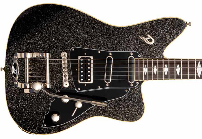 Duesenberg Paloma Hss Trem Rw - Black Sparkle - Guitare Électrique Single Cut - Variation 3