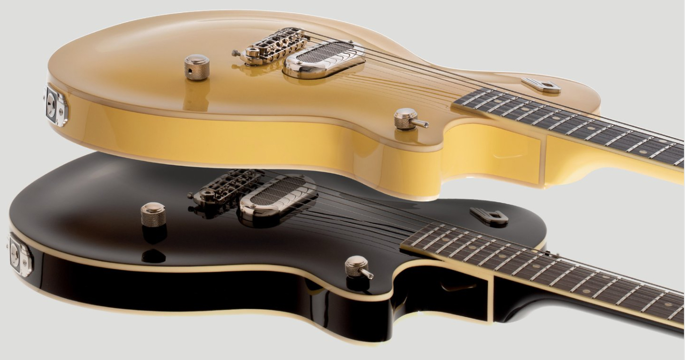 Duesenberg Senior Chambered H Ht Rw - Blonde - Guitare Électrique Single Cut - Variation 2