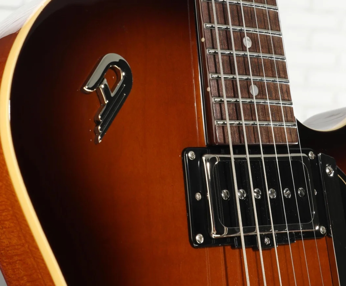 Duesenberg Starplayer Cbr Hs Trem Bigsby Rw - Tobacco Burst - Guitare Électrique 1/2 Caisse - Variation 2