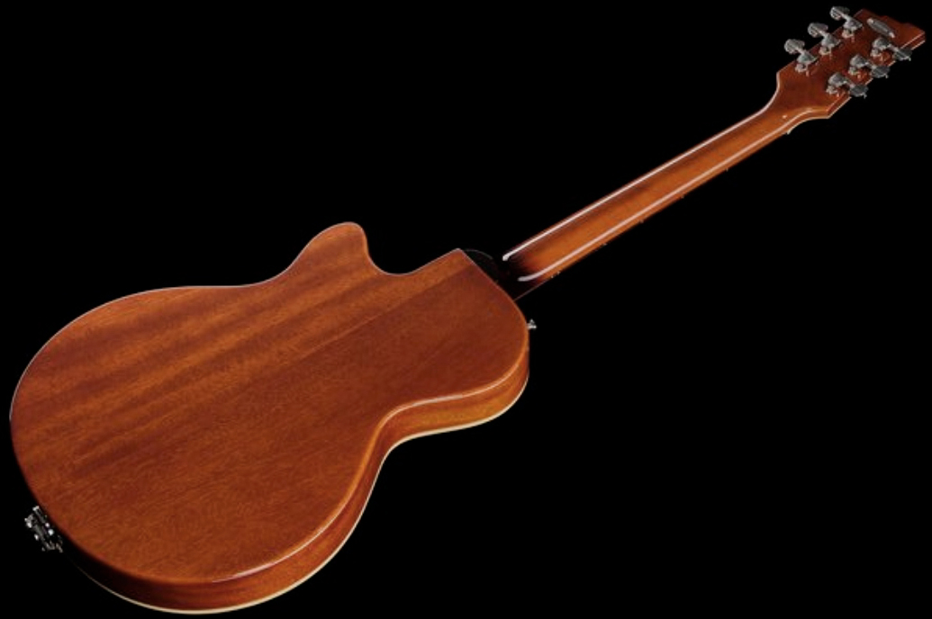 Duesenberg Starplayer Cbr Hs Trem Bigsby Rw - Transparent Vintage Orange - Guitare Électrique 1/2 Caisse - Variation 4