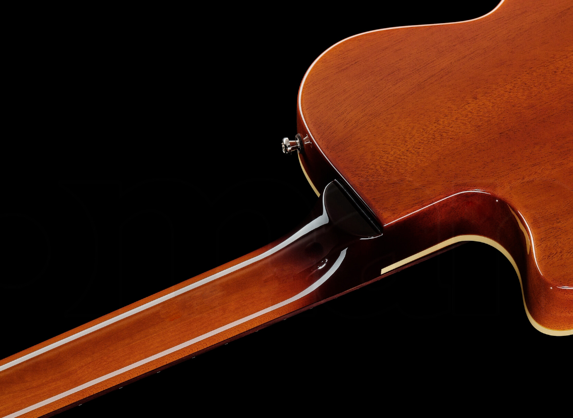 Duesenberg Starplayer Cbr Hs Trem Bigsby Rw - Transparent Vintage Orange - Guitare Électrique 1/2 Caisse - Variation 5