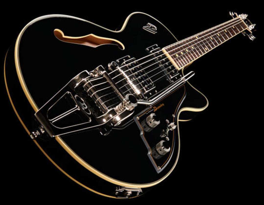 Duesenberg Starplayer Iii Hs Trem Rw - Black - Guitare Électrique 1/2 Caisse - Variation 1