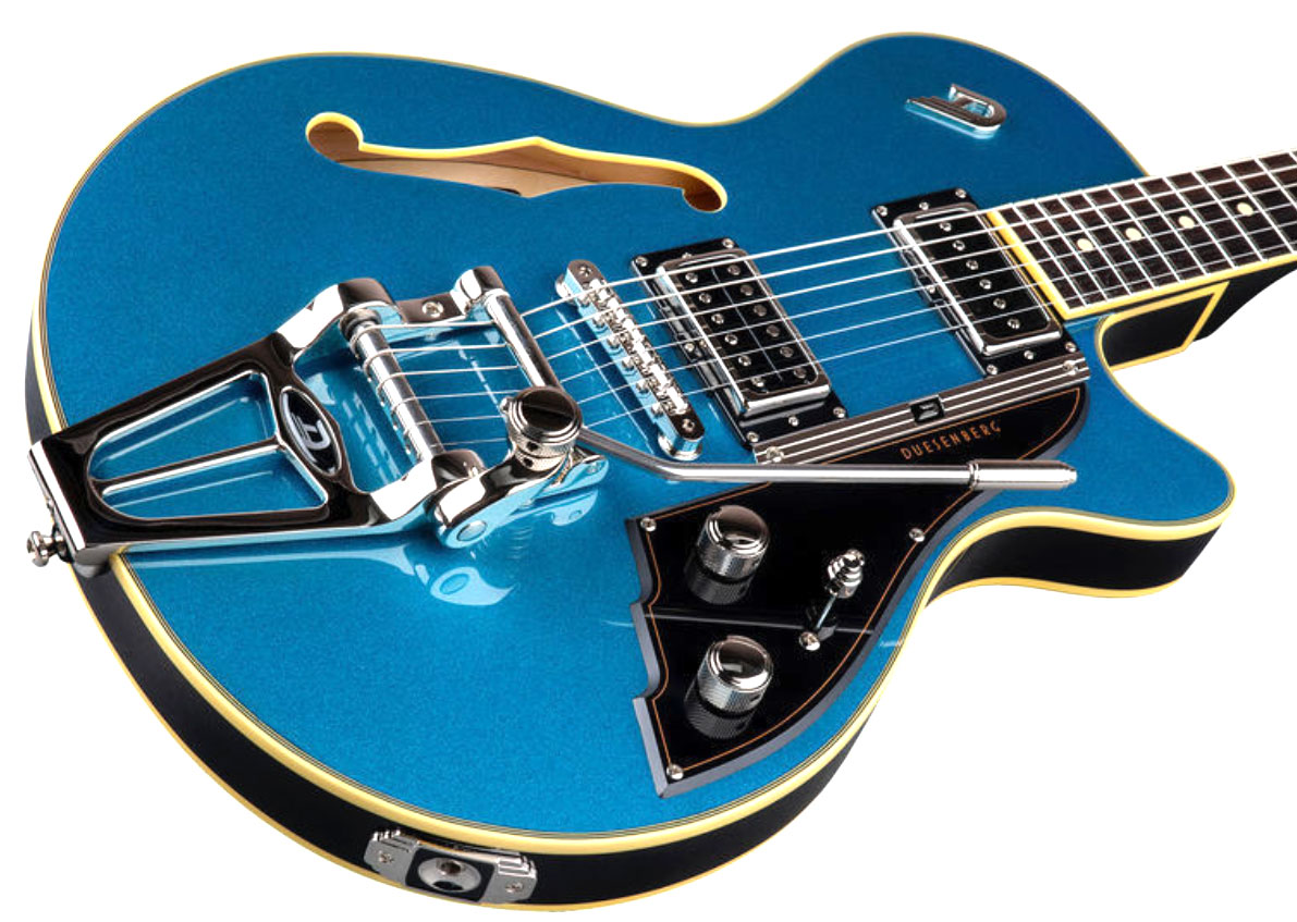 Duesenberg Starplayer Iii Hs Trem Rw - Catalina Blue - Guitare Électrique 1/2 Caisse - Variation 1