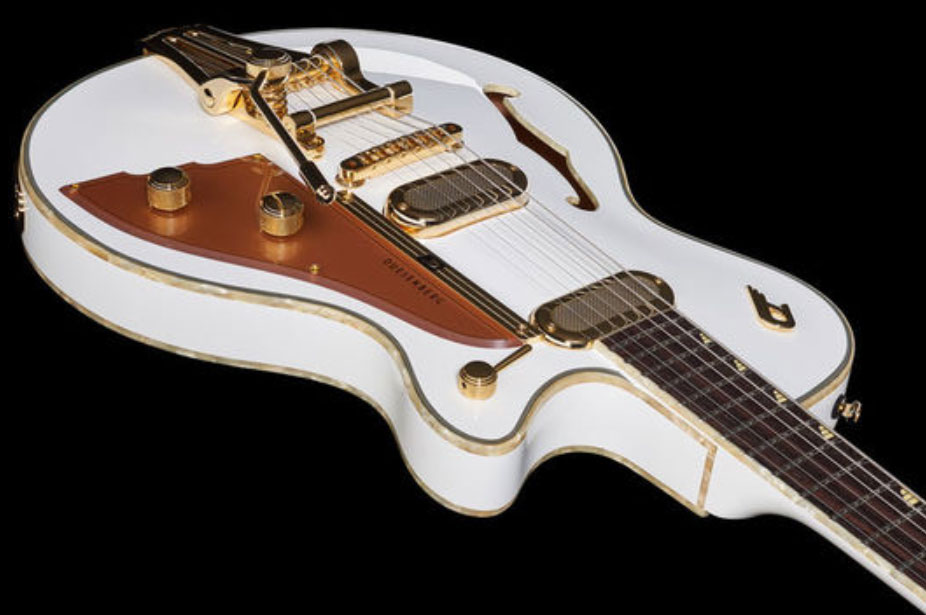 Duesenberg Starplayer Tv Phonic Hs Trem Rw - Venitian White - Guitare Électrique Single Cut - Variation 2