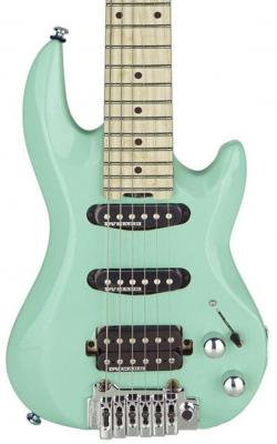 Guitare électrique voyage Dv mark DV Little Guitar F1 - Carribean green