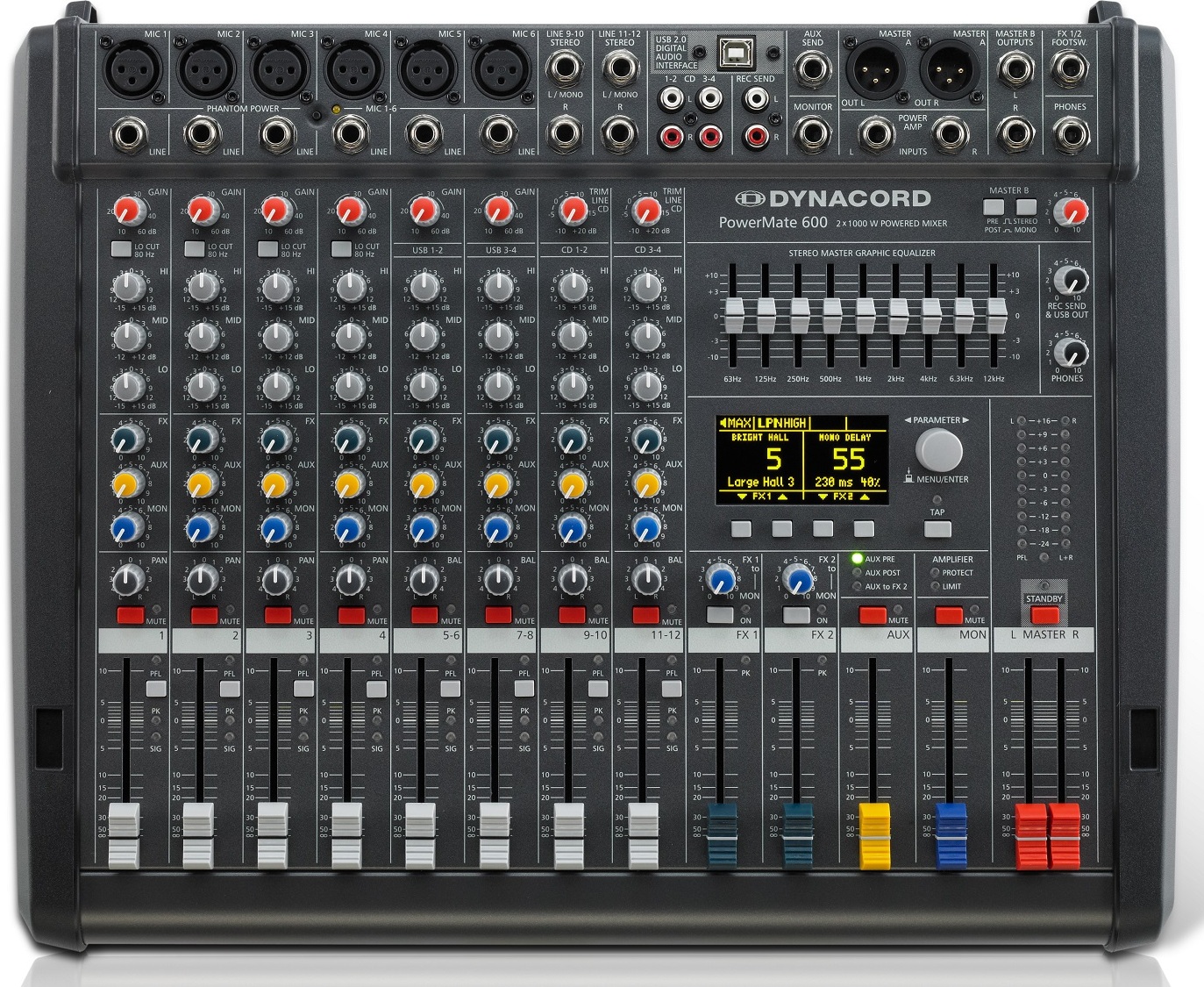 Dynacord Powermate 600-3 - Table De Mixage AmplifiÉe - Main picture