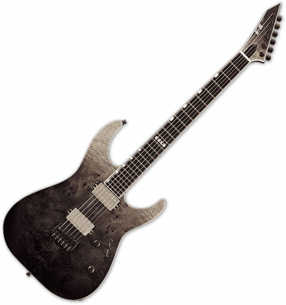 Esp E-II M-II NT (Japan) - black natural fade Str shape electric