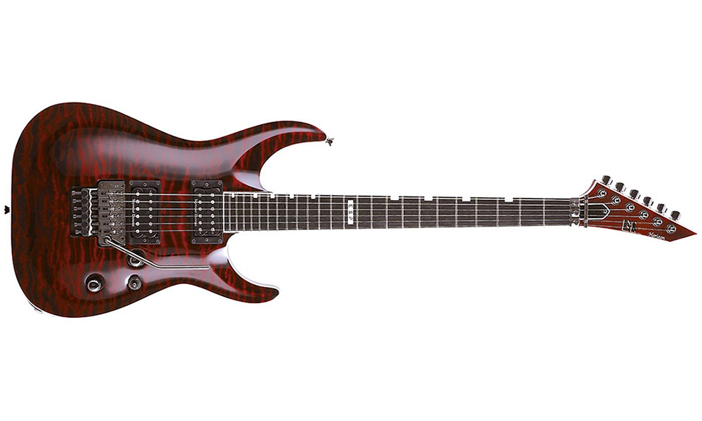 Esp E-ii Horizon Fr Hh Seymour Duncan Fr Eb - See Thru Black Cherry - Guitare Électrique Forme Str - Variation 1