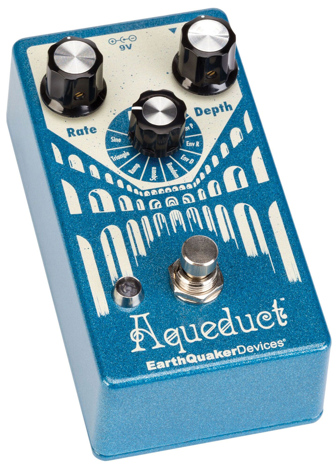 Earthquaker Aqueduct Vibrato - PÉdale Chorus / Flanger / Phaser / Tremolo - Variation 1