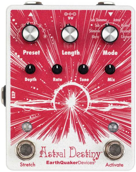 Reverb/delay/echo effect pedaal Earthquaker Astral Destiny Reverb