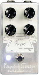 Pédale reverb / delay / echo Earthquaker Dispatch Master Cream / Aluminum