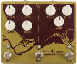 Pédale overdrive / distortion / fuzz Earthquaker Hoof Reaper V2 Fuzz with Octave