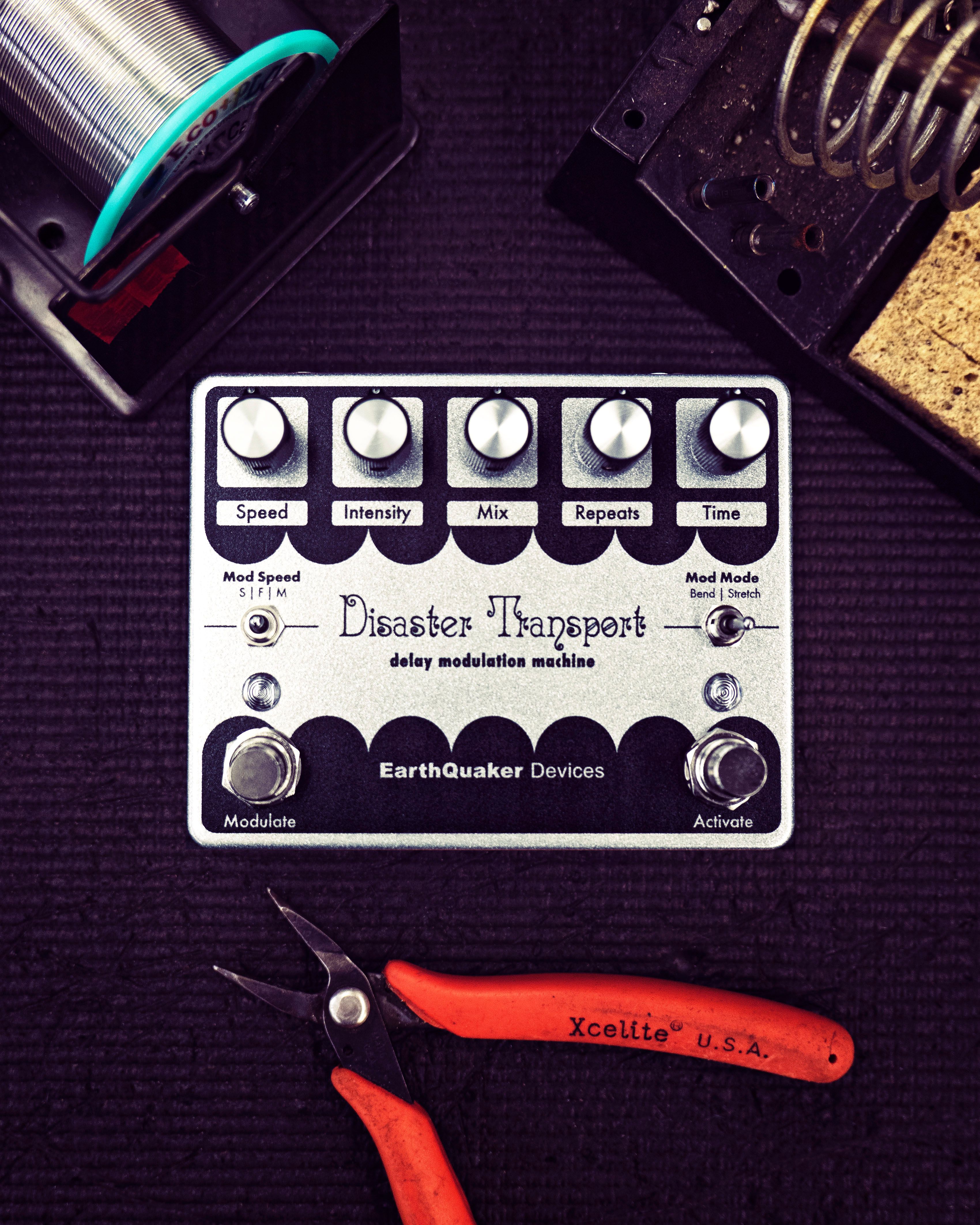 Earthquaker Disaster Transport Legacy Reissue - PÉdale Reverb / Delay / Echo - Variation 3