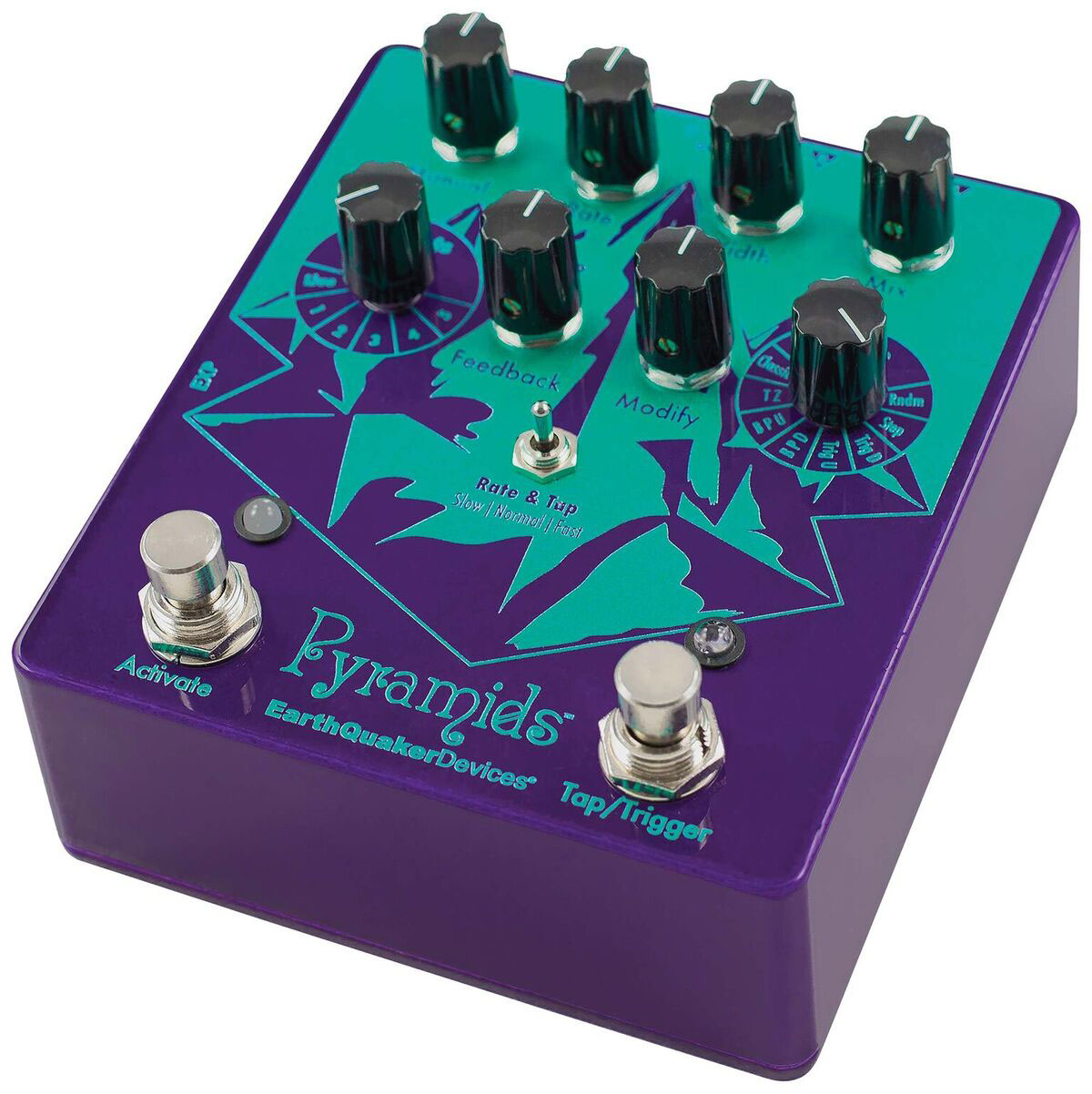 Earthquaker Pyramids Flanger - PÉdale Chorus / Flanger / Phaser / Tremolo - Variation 1