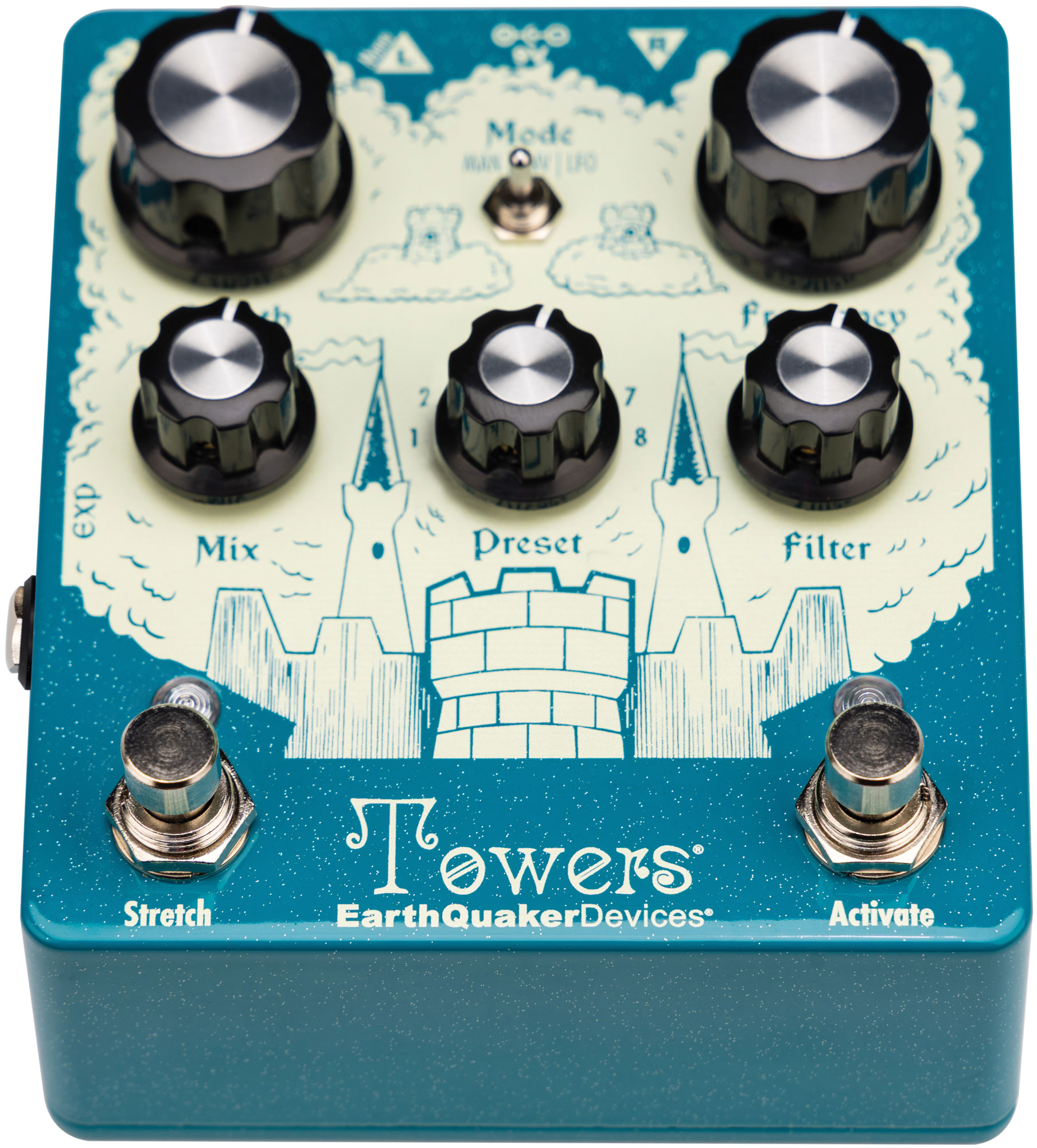 Earthquaker Devices Towers - PÉdale Reverb / Delay / Echo - Variation 1