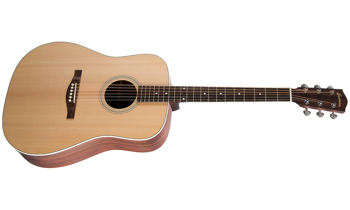 Eastman Ac220 Dreadnought Epicea Palissandre Rw +housse - Natural - Guitare Acoustique - Variation 1