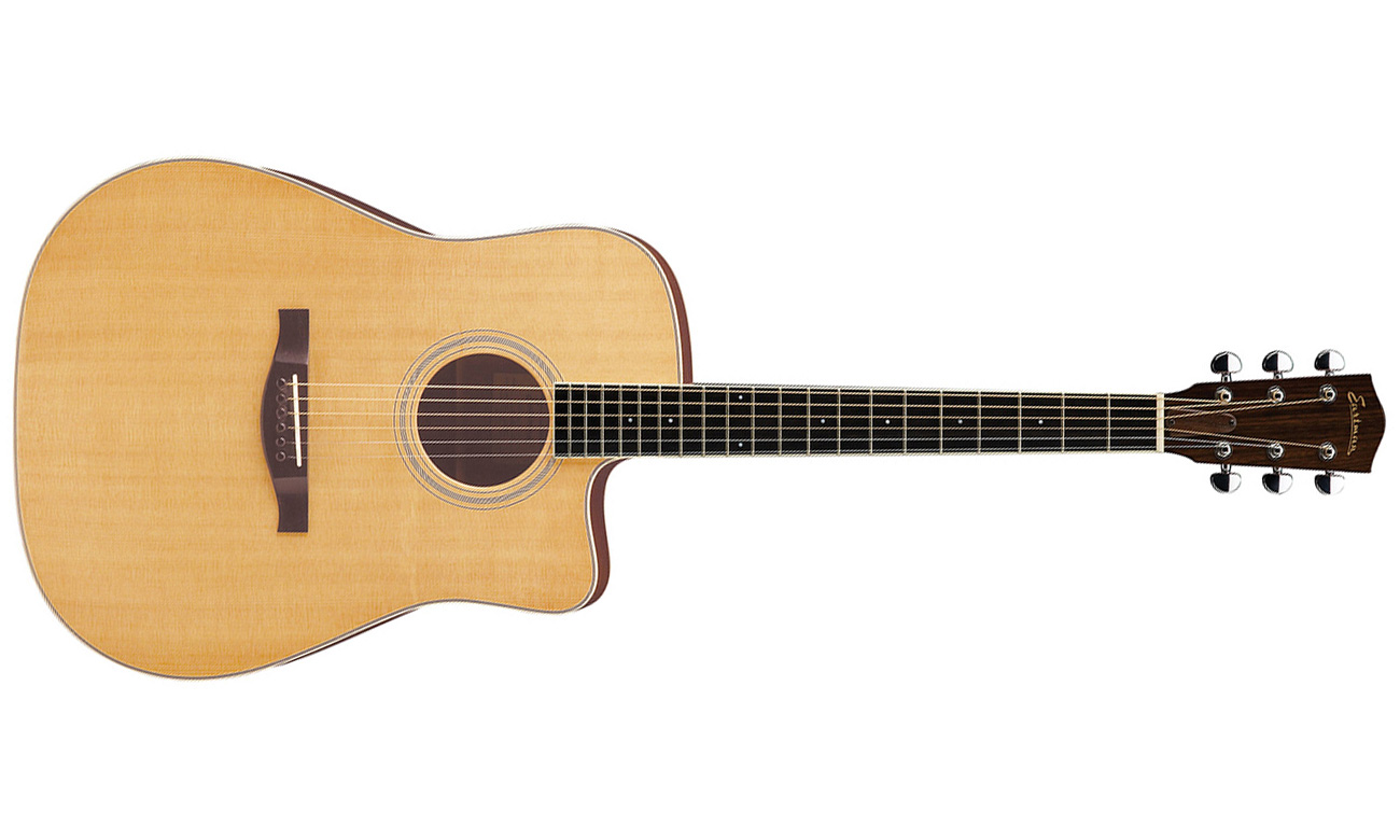 Eastman Ac320ce Dreadnought Cw Epicea Sapele +etui - Natural Gloss - Guitare Acoustique - Variation 1