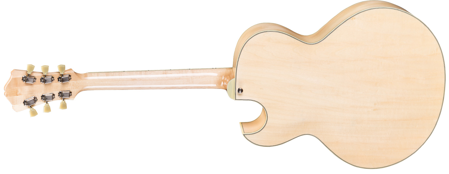 Eastman Ar372ce Archtop Laminate Tout Erable Rw +etui - Blonde - Guitare Électrique 3/4 Caisse & Jazz - Variation 1