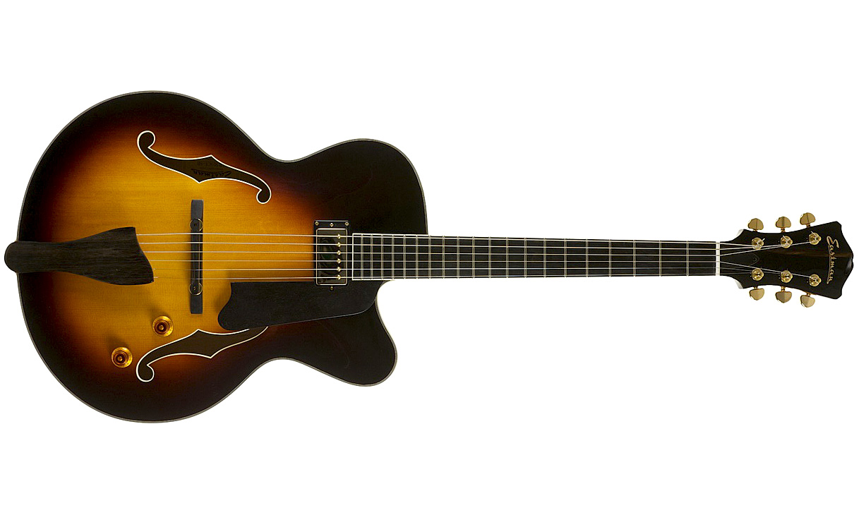 Eastman Ar503ce Archtop Solid Top H Ht Eb +etui - Sunburst - Guitare Électrique 3/4 Caisse & Jazz - Variation 1