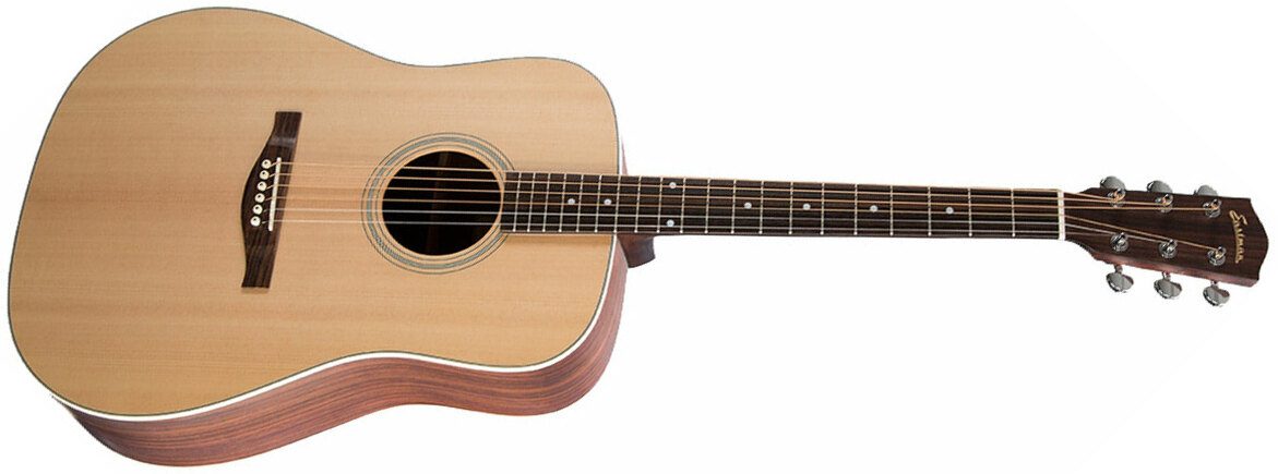 Eastman Ac220 Dreadnought Epicea Palissandre Rw +housse - Natural - Guitare Acoustique - Main picture