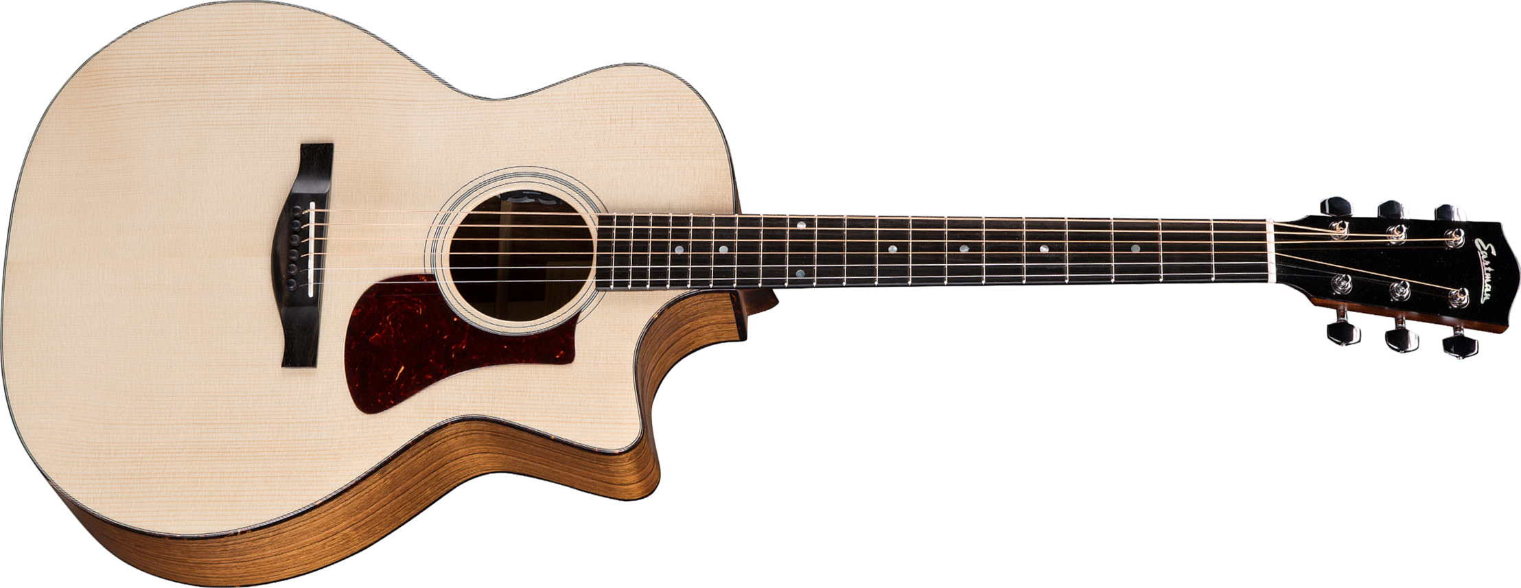 Eastman Ac222 Ce Grand Auditorium Cw Epicea Ovangkol Eb - Natural Satin - Guitare Electro Acoustique - Main picture